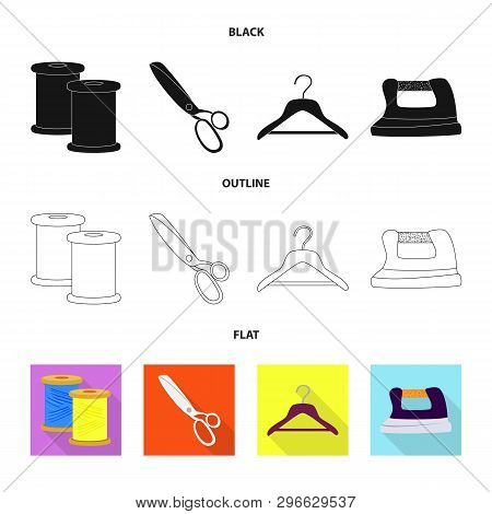 Vector Design Of Craft And Handcraft Sign. Set Of Craft And Industry Stock Symbol For Web.