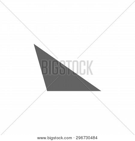 Geometric Figures, Scalene Icon. Elements Of Geometric Figures Illustration Icon. Signs And Symbols 