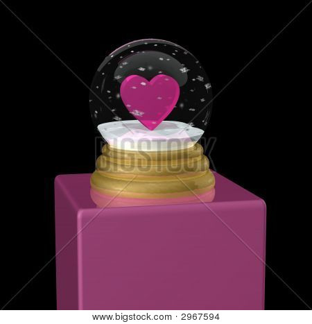 バレンタインの心 Snowglobe の