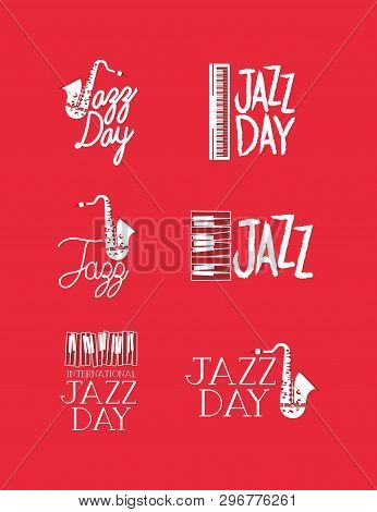 Jazz Day Poster Set Of Templates Vector Illustration Design