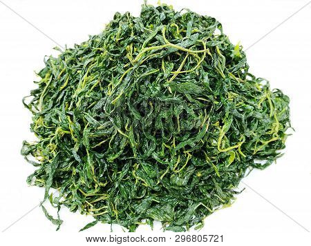 Chinese Traditional, Bai Po. Stir Fried Jute Leaves (mulukhiyah Leaves)