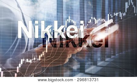 The Nikkei 225 Stock Average Index. Financial Business Economic Concept.