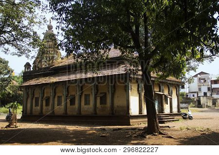 Old Structure For Last Rituals Of People From Royal Bhosale Family Of Kolhapur Sansthan Near Panchga