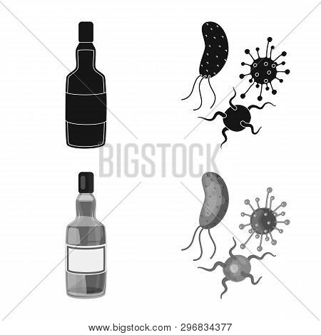 Vector Design Of Medical And Pain  Icon. Set Of Medical And Disease Vector Icon For Stock.