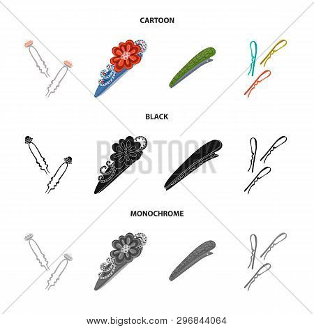 Vector Illustration Of Beauty And Fashion Logo. Set Of Beauty And Female Vector Icon For Stock.