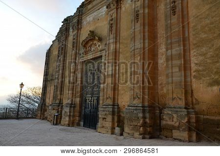 The Old Ruins Of Partanna, Sicily, Italy