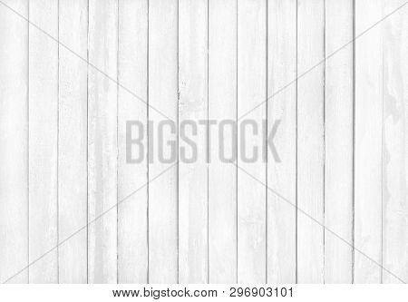 Grey Wooden Wall Background, Texture Of Bark Wood With Old Natural Pattern For Design Art Work.