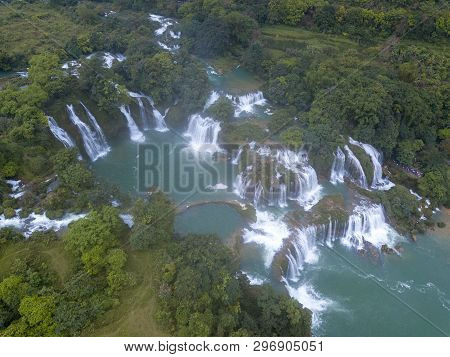 Ban Gioc waterfall or Detian waterfall is a collective name for two waterfalls in border Cao Bang, V