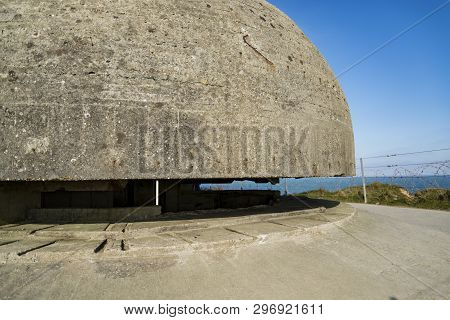 Point Du Hoc German Bunker From The D-day