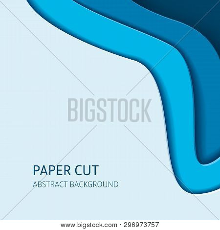 Paper Cut Vector Abstract Background