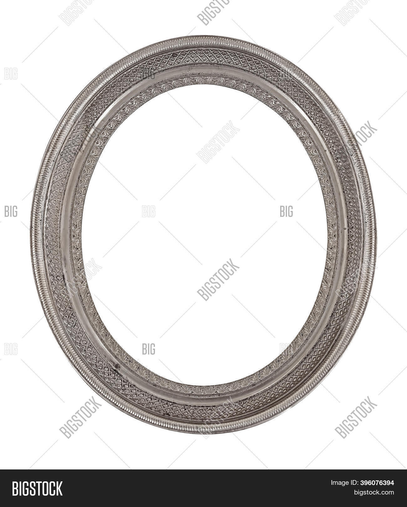 Silver Oval Frame Image & Photo (Free Trial) | Bigstock