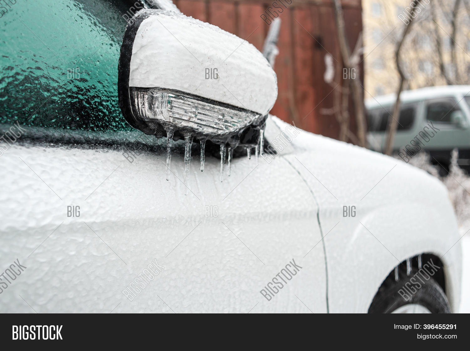 Ice Covered Car Window Image & Photo (Free Trial) Bigstock