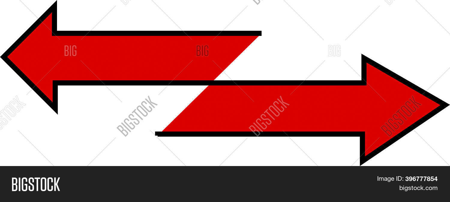Double Red Arrows Image & Photo (Free Trial) Bigstock