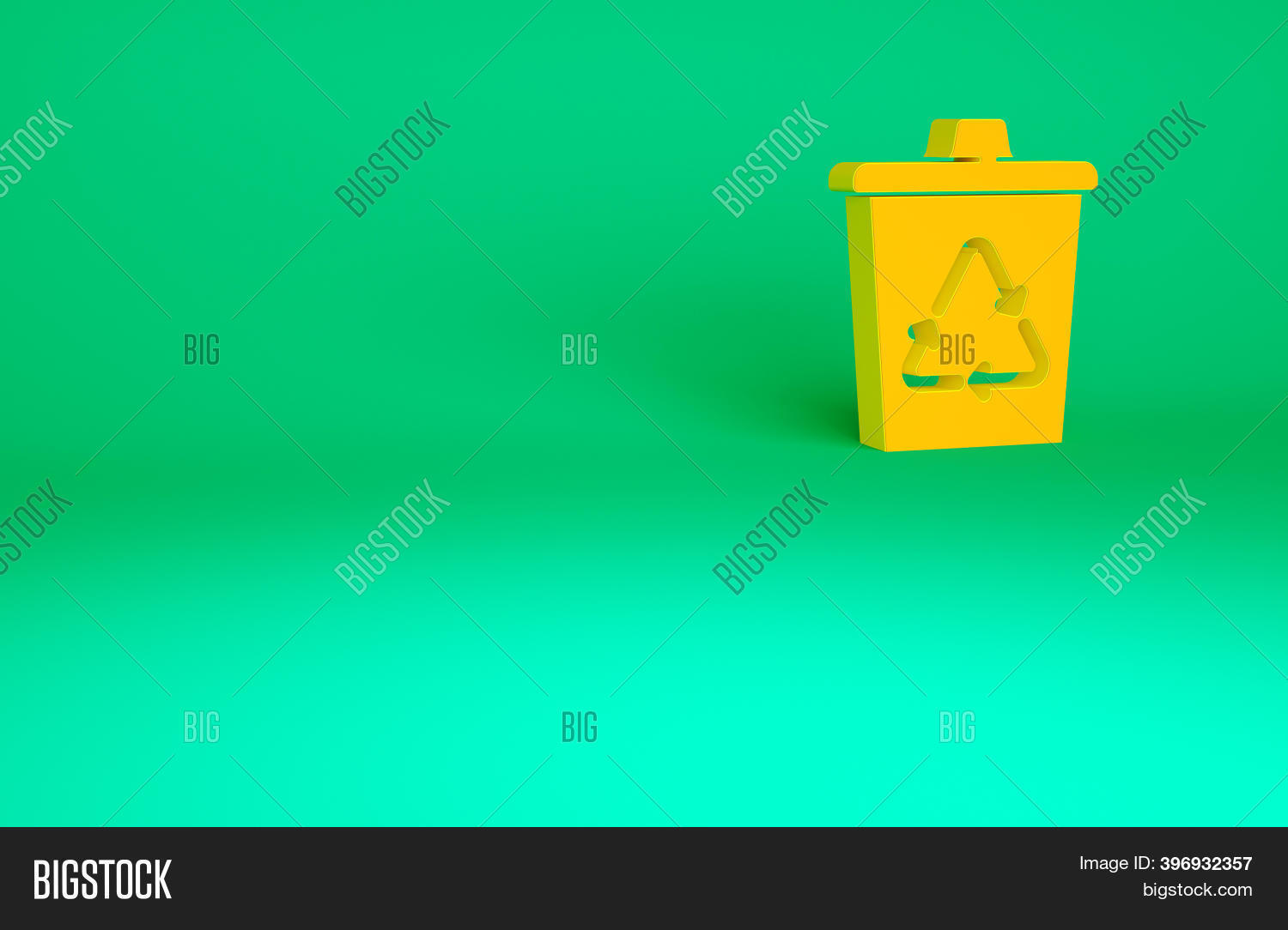 Orange Recycle Bin Image & Photo (Free Trial) Bigstock