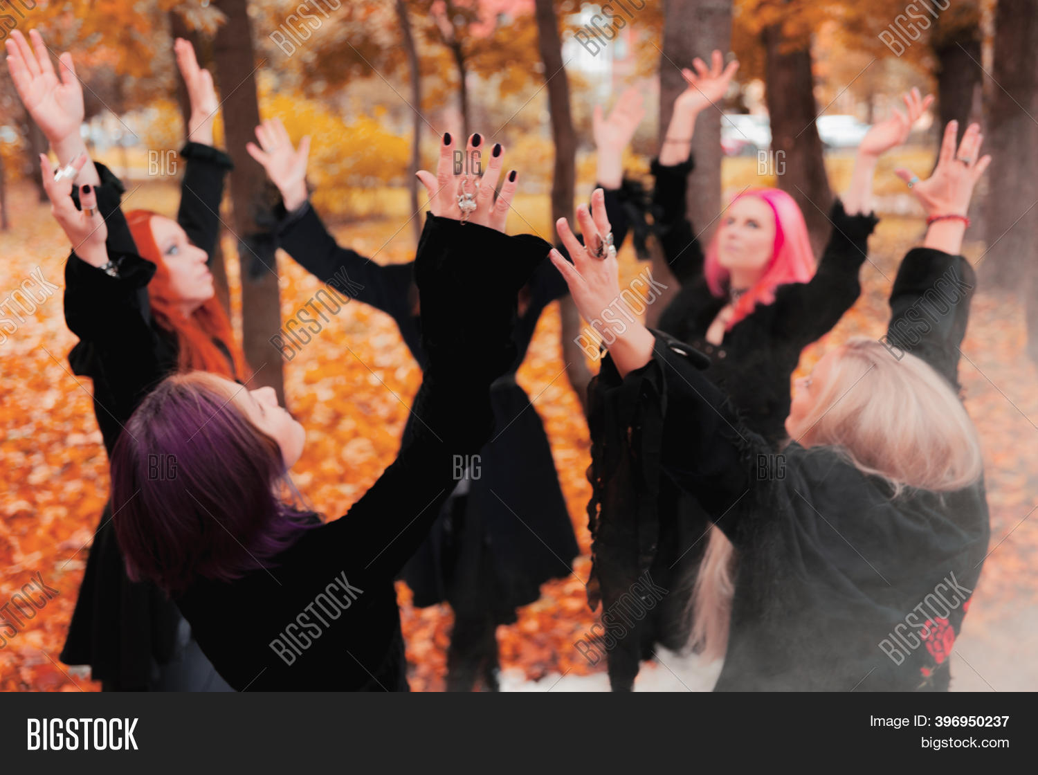 Coven Witches, Group Image & Photo (Free Trial) Bigstock