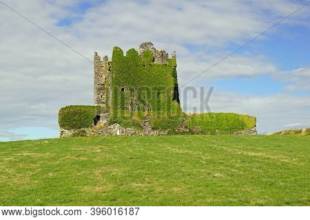 Ballycarbery Castle Is A Castle 3 Miles From Cahersiveen, County Kerry, Ireland.