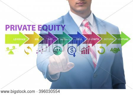 Private equity investment business concept
