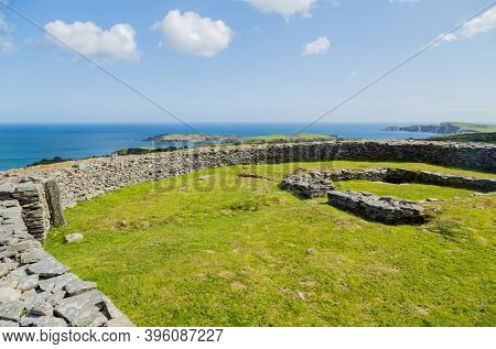 Knockdrum hill-top circular stone fort, County Cork, Ireland