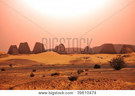 Meroe Piramitler Sudan