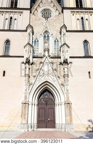 Church of Admont Abbey in the neo-Gothic style, Admont, Styria, Austria