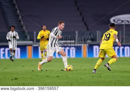 Torino, Italy. 21th November 2020. Dejan Kulusevski Of Juventus Fc In Action During The Serie A Matc