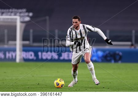 Torino, Italy. 21th November 2020. Adrien Rabiot Of Juventus Fc In Action During The Serie A Match  