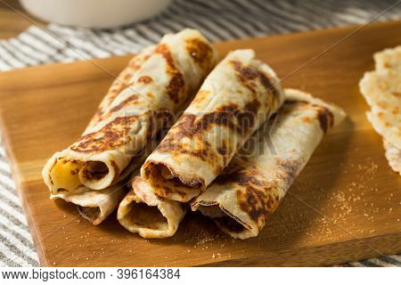 Homemade Norwegian Potato Lefse Flatbread