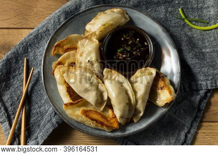 Homemade Gyzo Asian Pork Potstickers