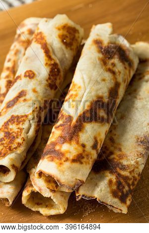 Homemade Norwegian Potato Lefse Flatbread