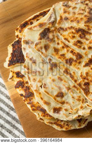 Homemade Norwegian Potato Lefse Flatbread