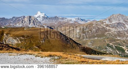 Le Fornet Mountains Near Val Disere, France - Captured From Col De Liseran Road.