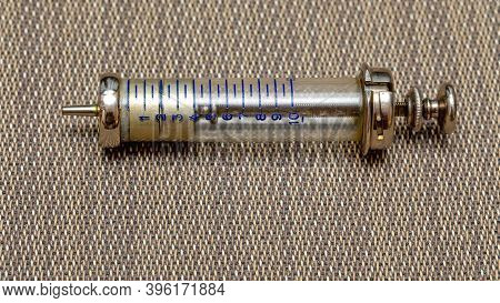One Big Old Reusable Glass Syringe Device