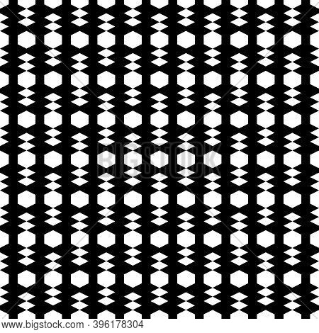Seamless Pattern. Geometrical Backdrop. Rhombuses, Hexagons Ornament. Geometric Background.quadrangu
