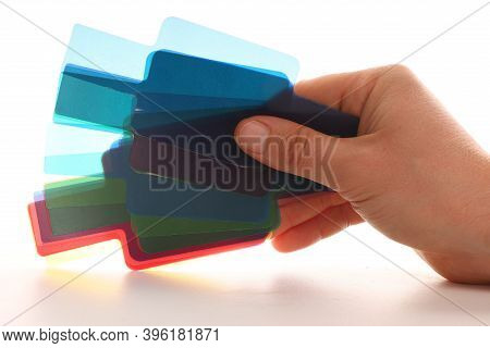 Colored Light Filters For Speedlight In Hand