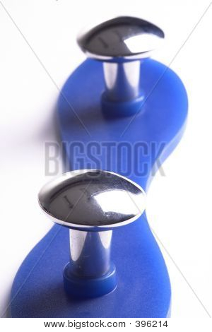 abstrakt blau rack