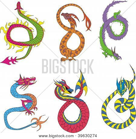 Vermi lunghi giapponese Dragon