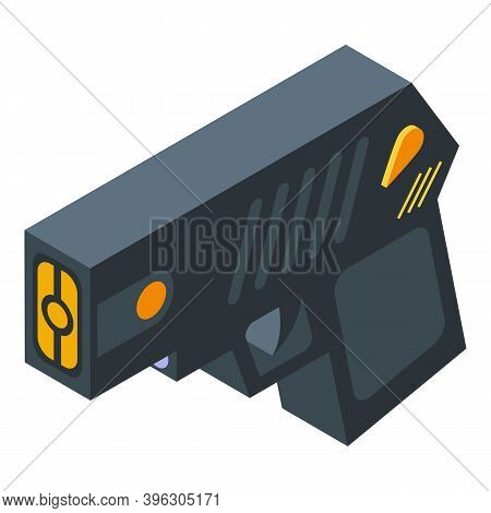 Equipment Taser Icon. Isometric Of Equipment Taser Vector Icon For Web Design Isolated On White Back