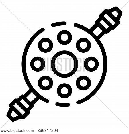 Bicycle Repair Shifter Icon. Outline Bicycle Repair Shifter Vector Icon For Web Design Isolated On W