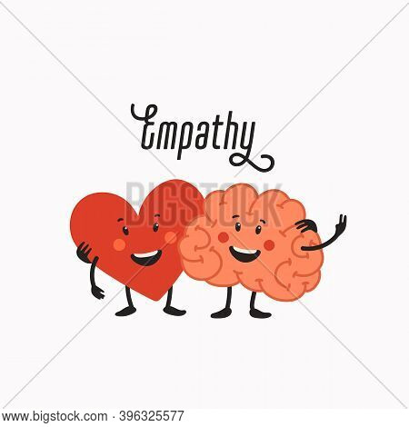 Empathy. Heart And Brain Teamwork - Balance Between Emotions And Rationality