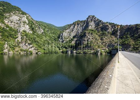 Summer Ladscape Of Krichim Reservoir At Rhodopes Mountain, Plovdiv Region, Bulgaria