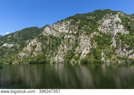 Summer Ladscape Of Krichim Reservoir At Rhodopes Mountain, Plovdiv Region, Bulgaria
