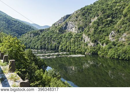 Summer Ladscape Of Krichim Reservoir At Rhodopes Mountain, Plovdiv Region, Bulgaria
