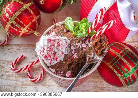 Chocolate Peppermint Mugcake