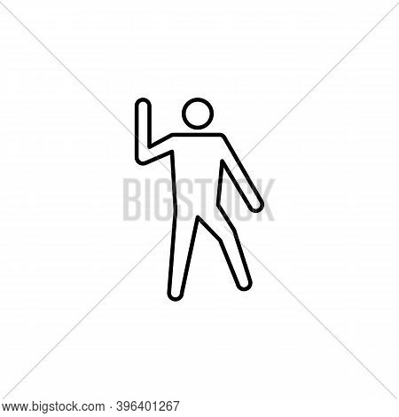 Kumite, Karate Line Icon. Signs And Symbols Can Be Used For Web, Logo, Mobile App, Ui, Ux