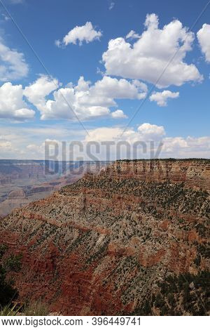 Rockformation In Grand Canyon National Park. Arizona. Usa