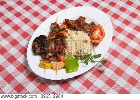 Special And Famous Turkey Barbecues Karisik Izgara Kebab Fresh Meat And Chicken