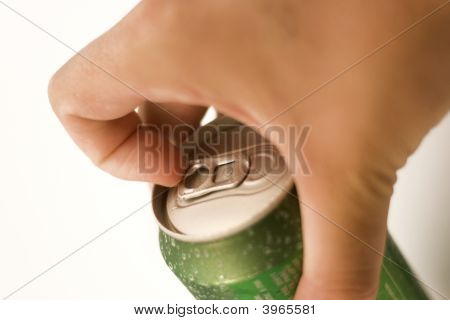 Közelkép a kézi megnyitása is a szóda