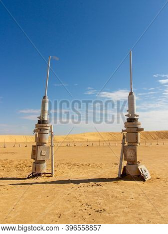 Ong Jemel, Tunisia - 28 October, 2019: Abandoned Original Scenery For The Shooting Of The Movie Star