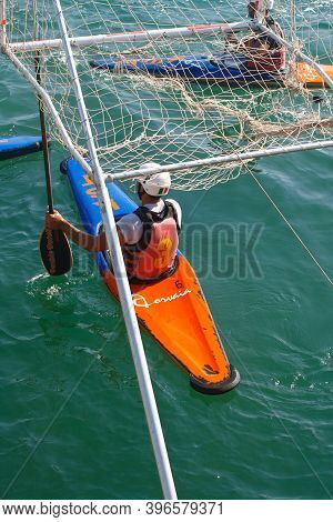 Siracusa, Italy - July, 03: Canoe Polo Competition In The Siracusa Sea On July 03, 2009