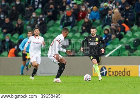 Krasnodar, Russia - November 24, 2020: Remy Cabella Of Fc Krasnodar In Action During The Uefa Champi